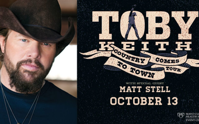 Toby Keith is coming to town in October (pre-sale link)