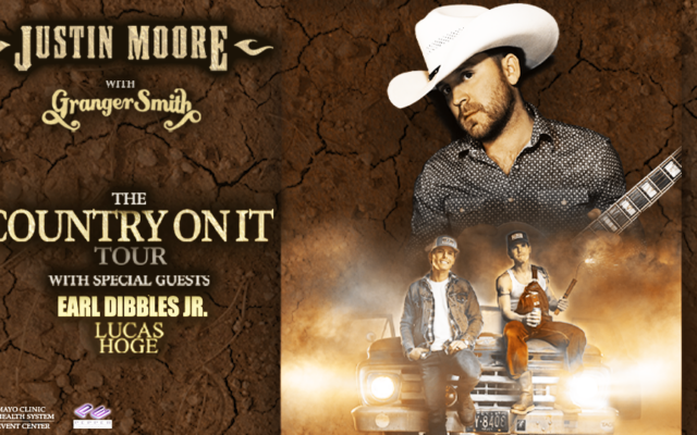 Justin Moore is coming to Mankato in May!